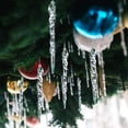 thumbnail image 3 of Cubo de Hielo de Navidad, 24 Piezas de Colgantes y Picos de Navidad, Decoración de Árbol de Navidad, Objeto Colgante de Hielo Acrílico, 3 of 5