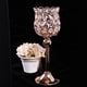 thumbnail image 4 of Candelabro de cristal dorado con soporte para velas, ideal para decoración del hogar, bodas, fiestas de Navidad. Los 28cm, 4 of 9