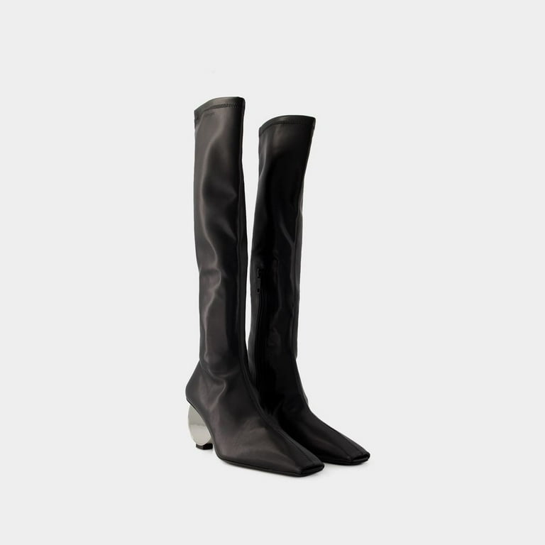 ブーツその他 Circle Boots - Courreges - Synthetic Leather - Black Courrèges Circle Boots - Synthetic Leather - Black Black