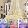 thumbnail image 4 of Elegant Lace Insect Bed Canopy Netting Curtain Round Dome Mosquito Net Bedding, Ssxjv Red, 4 of 5