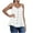 White, variant on fatyb Camisoles for Women Spaghetti Strap Flowy Tank Tops Sleeveless V Neck Casual Loose Cami Shirts