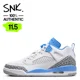 thumbnail image 1 of Jo r-dan SPIZIKE LOW mens sneakers FQ1759-141 white university blue US Size 11.5, 1 of 6
