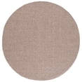 thumbnail image 3 of SAFAVIEH Sisal All-Weather Delroy Solid Indoor/Outdoor Area Rug, Brown, 6'7" x 6'7" Round, 3 of 5