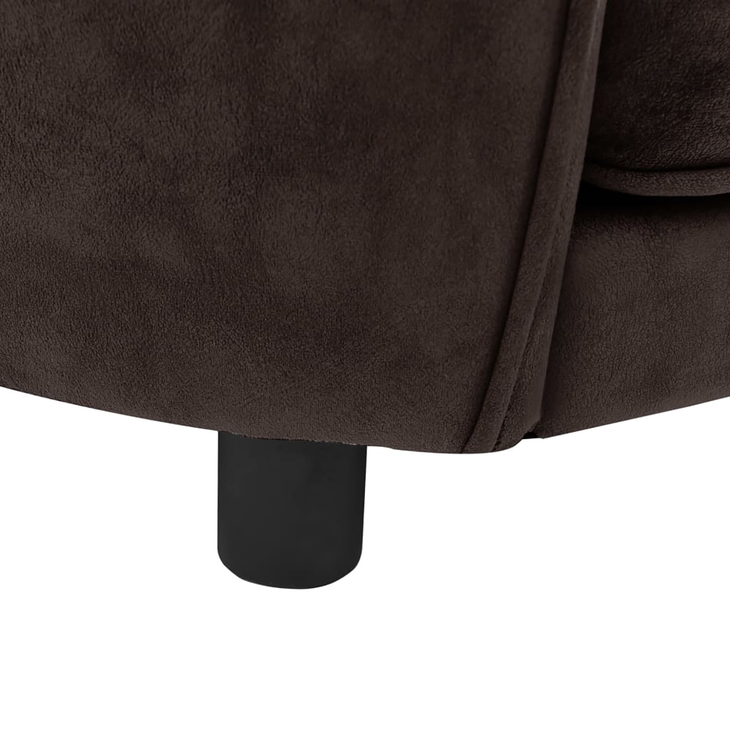 Pefilos 27.2" Dog Sofa Bed for Small Pets, Stylish Pet Sofa/Cat Couch for Furniture Faux Leather, Brown Pefilos 27.2" Dog Sofa Bed for Small Pets, Stylish Pet Sofa/Cat Couch for Furniture Faux Leather, Brown