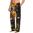 thumbnail image 6 of Vsdgher Golden Koi And Treasure Mens Pajama Pants Sleep & Lounge Pants, PJ Pants-X-Large, 6 of 6
