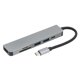 thumbnail image 4 of Estación de acoplamiento Base de expansión USB multifuncional 6 en 1 de aleación de aluminio para computadoras de canal tipo C, 4 of 14