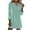 Mint Green, variant on Busydd Womens Dresses Trendy Sequin Solid Color Cocktail Dresses for Women Long Sleeve Lapel Button Party Dresses for Women L