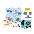 thumbnail image 2 of Juego de rompecabezas de carrito eléctrico para armar uno mismo con vehículos para niños de 3 años 4 piezas tema marino, 2 of 9