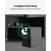 TERRAMASTER D6-320 External Hard Drive Enclosure - USB 3.2 Gen2 10Gbps Type-C HDD Storage Hot Swappable Plug and Play (Diskless)