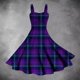 thumbnail image 1 of WILLBEST Vestidos con Curvas para Mujer Vestido de Mujer con Estampado sin Mangas con Tirantes En La Cintura y Falda con Vuelo con Personalidad E Grande​​, 1 of 3