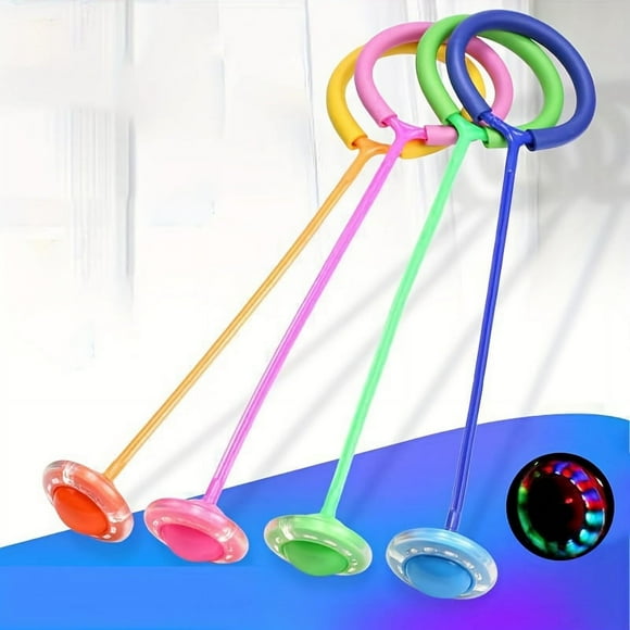 LED Flashing Jumping Rope Ball - Hoppers with LED Light, Force Reaction Training, Outdoor Fun Sports Toy - Perfect Gift for Halloween, Christmas, and Birthday Parties