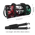 thumbnail image 2 of Lsque Chucky Pattern Foldable Sports Gym Bag with Wet Dry Pocket, Ultralight Travel Bag, Large Capacity Duffel Bag, Splash Proof Carry on Bag, Overnight Bag, Weekender Bag for Travel, 2 of 6
