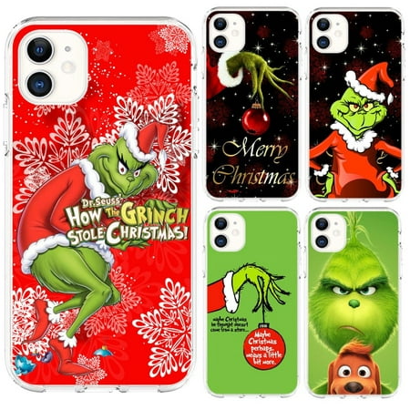 Christmas Phone Case Cover for iphone 13 12 11 Pro Max 6 6s 7 8 Plus SE 2020 X XR XS Ultra Thin Shell