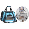 thumbnail image 3 of Bolsa de transporte para mascotas Sunnimix Transportín para gatos azul, 3 of 8