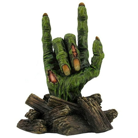 Veronese Design WU76469AA Zombie Hands I Love You Sign Break Through Wood