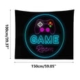 thumbnail image 1 of onlyliua Ofertas Del Día Por Tiempo Limitado Tapiz de Juegos de Neón, Tapiz para Colgar En La Pared, Póster Decorativo para Habitación de Jugador, Tapiz, Ideas de Regalo para Niños, 1 of 6
