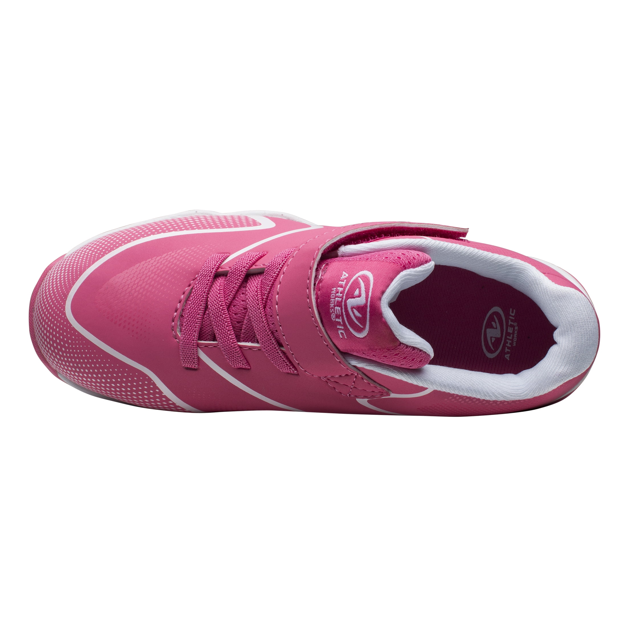 Athletic Works Youth Girls Baseball Cleats, Pink Kids