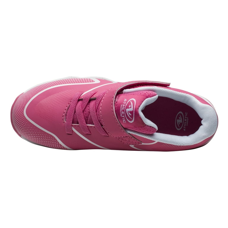Athletic Works Youth Girls Baseball Cleats Pink Kids Walmart