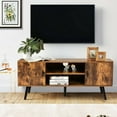thumbnail image 6 of Gymax Industrial TV Stand Entertainment Center for TV's Up to 55" w/ Storage Cabinets, 6 of 10