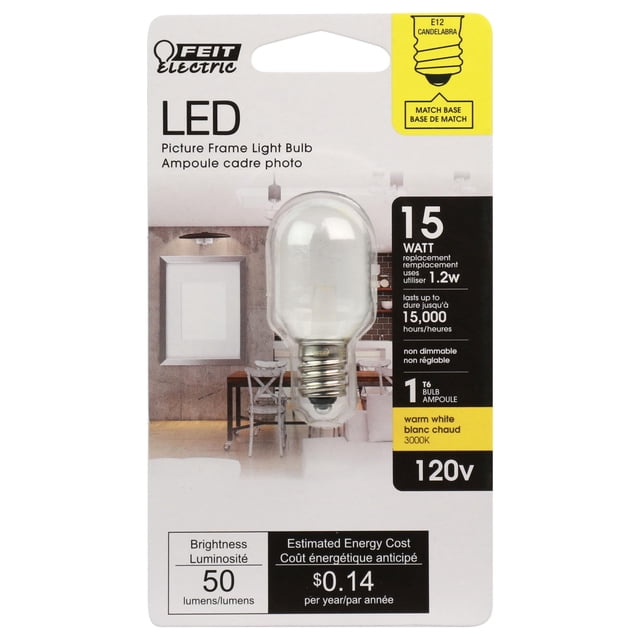 Bombilla LED Feit Electric BPT6/SU/LED equivalente a 15 W T6