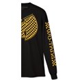 thumbnail image 3 of NEW WORLD Mens Black Graphic Long Sleeve Classic Fit T-Shirt S, 3 of 3