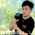 thumbnail image 2 of MAGICYOYO N11 Professional Unresponsive Yoyo, Dual Purpose Metal Yo-Yo  (Black Blue Silver), 2 of 7