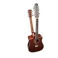 thumbnail image 2 of 12/6 Strings Acoustic Double Neck, Double Sided Busuyi Guitar 2021 NPT With Hard Case, 2 of 5