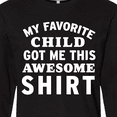 thumbnail image 4 of Inktastic My Favorite Child Got Me This Awesome Shirt Long Sleeve T-Shirt, 4 of 5