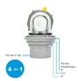 thumbnail image 4 of (2 pack) Camco RV Straight Hose Adapter and Easy Slip 4-in-1 Elbow Kit (39214), 4 of 10
