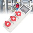 thumbnail image 1 of Portable Power Distributor, IP44 Waterproof Power Splitter Socket AC220-380V 240-415V 16A Impact Resistance  For Construction Site, 1 of 8