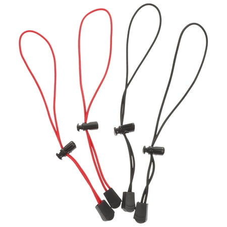 ibasenice Bungee Cord For Travel 4PCS Backpack Elastic Rope Red Outdoor