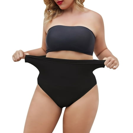 GHSOHS Womens Underwear Thongs Womens Underwear Packs Lingerie Slip Shorts for Under Dresses Women s Seamless Boyshorts Panties Anti Chafing Underwear Shorts Cotton Crotch Underpants Black Panty S