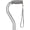 Silver, variant on Heavy Duty Cane - Silver - 1 Each / Each - 1080SI