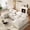 Beige, variant on Rophefx 113" Chenille Modular Cloud Couch,U Shaped Sectional Sofa with Double Chaise, Movable Ottoman,4 Seater Deep Seat Sofa Couch for Living Room,Black
