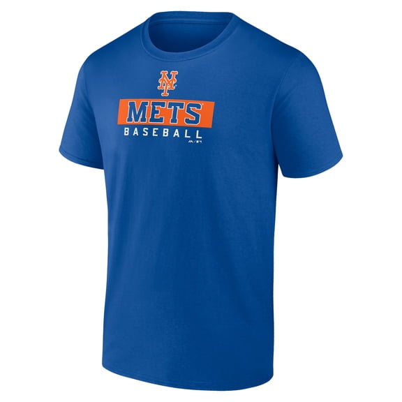 New York Mets MLB Team Style Men's Crew Neck Short Sleeve T-Shirt