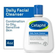 Cetaphil Daily Facial Cleanser, Combination to Oily, Sensitive Skin, 4oz