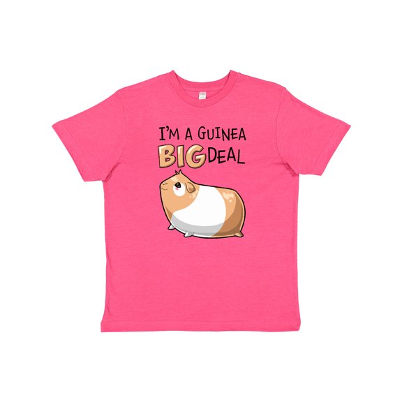 Inktastic I'm a Guinea Big Deal with Cute Guinea Pig Youth T-Shirt