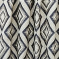 thumbnail image 6 of Fabric Mart Direct Natural Beige Cotton Linen Fabric By The Yard, 54 inches or 137 cm width, 14 Continuous Yards Beige Cotton Fabric, Blue Diamonds Embroidered, Upholstery Drapery Curtain Wholesale, 6 of 8