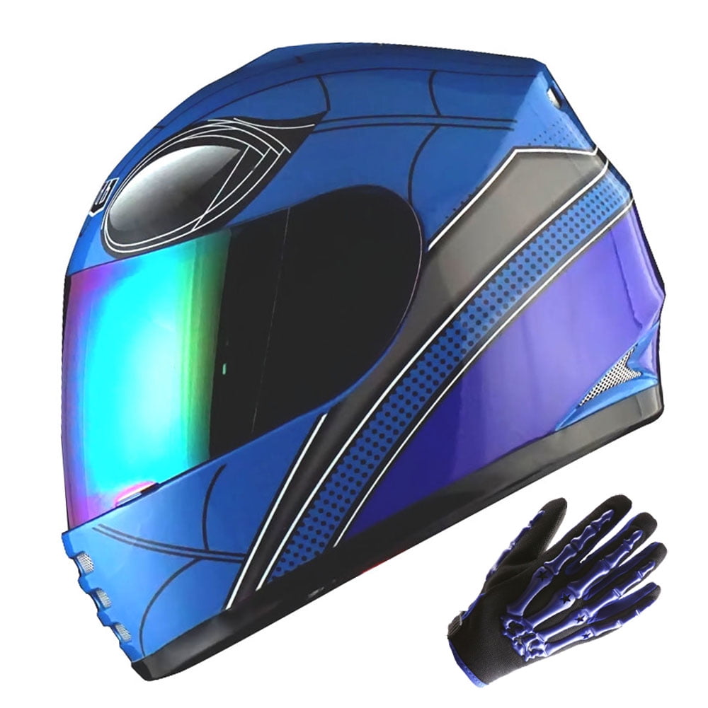 WOW Youth Motorcycle Full Face Helmet Street Bike BMX MX Kids B15