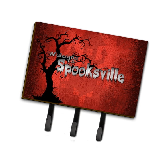 Welcome to Spooksville Halloween Leash or Key Holder