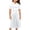 White, variant on Girls' 2-Piece Double Breasted Top & Pleated Skirt School Outfit, ideal for daily classes, performances and formal campus themed events, 2-9 Years