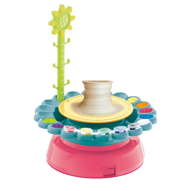 <p>Pottery Machine Toy, Craft Activity Educational Rich Color DIY Kids Pottery Toy For Preschool For Toddlers</p>