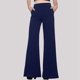 thumbnail image 2 of Pantalones casuales sencillos de color liso para mujer, 2 of 8