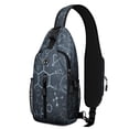 thumbnail image 1 of Scientist Print Sling Backpack, Laboratory Chemistry Physics Math Crossbody Daypack for Educational Gifts, 1 of 6