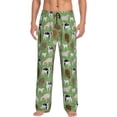 thumbnail image 1 of Balery Cows And Calves Pantalones de pijama para hombre, pijama ultraligero, pantalón de descanso-X-Large, 1 of 6