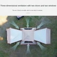 thumbnail image 4 of XunKA 8-Person Pop-Up Camping Tent, Waterproof & Windproof Family Tent , Outdoor Camping, Hiking, Beach, Khaki, 4 of 8