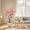 120cm Tree, variant on Cherry Blossom, Ironwood Artificial Plants, Artificial Cherry Blossom Tree, Tall Potted Faux Cherry Blossom Tree Plants 5/6FT Garden Artificial Plant, 5 Trunks Tall Faux Greenery Tree