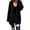 Black, variant on Plus Size Cardigans for Womens Oversized Loose Fit Sweaters with Pockets Long Sleeve Knitted Fall Winter Outwear Coat Green 2XL