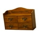 thumbnail image 5 of Organizador de cajones de madera, caja de almacenamiento, contenedor de organización de escritorio, caja de mesa o Marrón, 5 of 9
