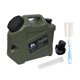 thumbnail image 3 of Contenedor de almacenamiento de agua con grifo, barril de agua de 10 l de grado alimenticio Verde oscuro, 3 of 9
